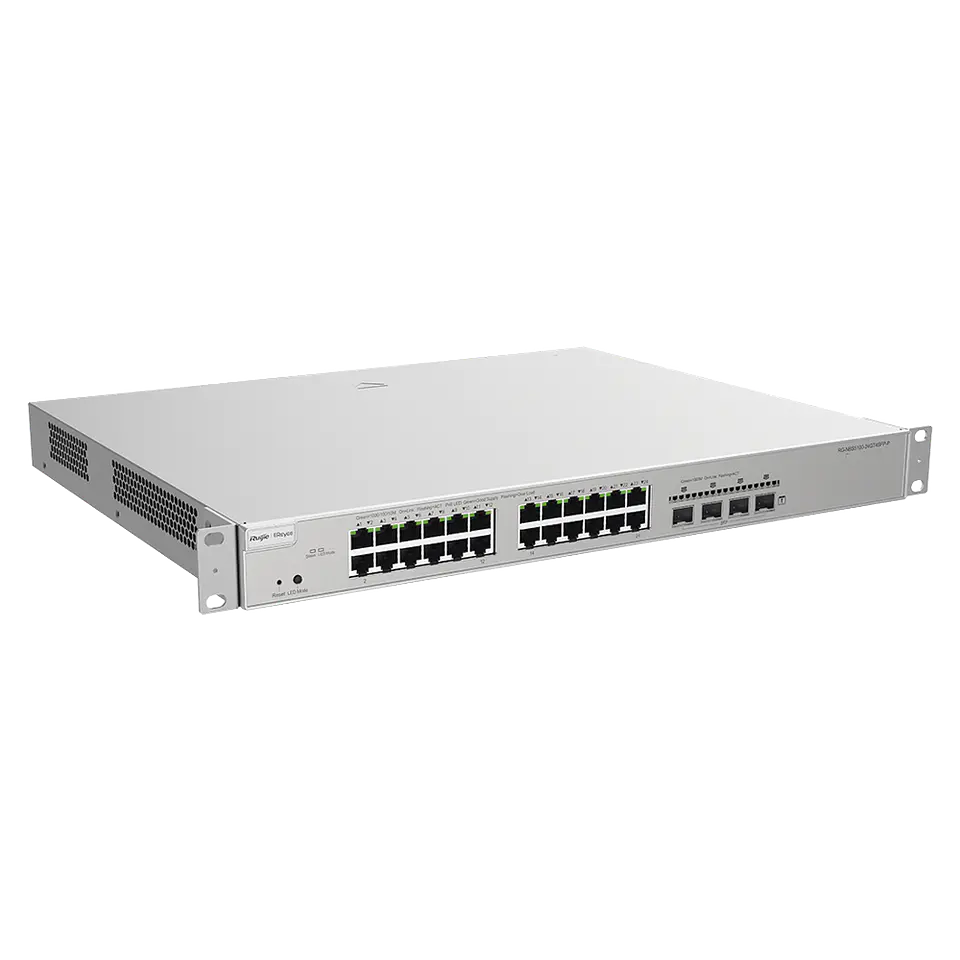 RGNBS510024GT4SFPP // Switch Administrable PoE L3 con 24 puertos Gigabit 5