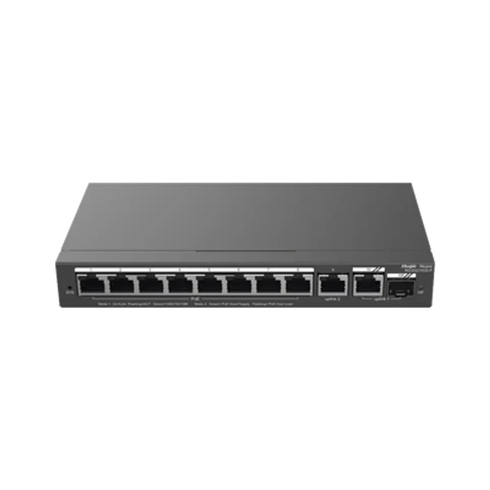 RG-ES210GS-P // Switch Administrable PoE con 8 Puertos Gigabit 4