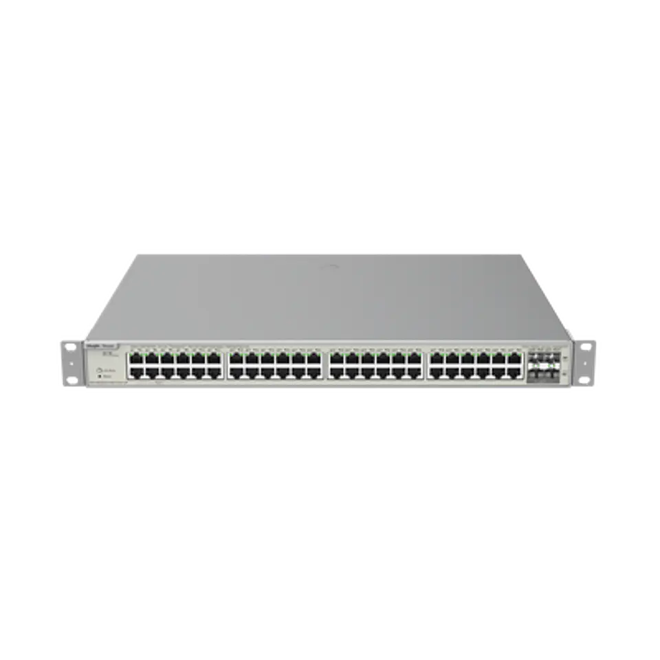 RG-NBS5200-48GT4XS-UP // Switch PoE de Capa 3 de 48 Puertos Gigabit 1