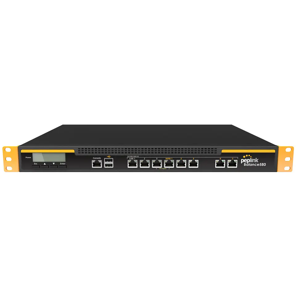 BPL-580 // Router Balanceador Peplink Balance 580 Multi-WAN Rack 1U 1