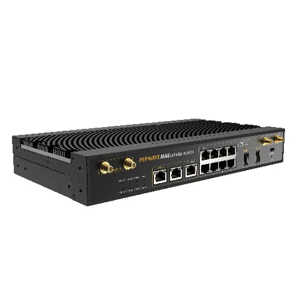 MAX-HD2-MBX-LTEA-R-T // Router Peplink MAX HD2 MBX Dual LTEA 2.5Gbps  3