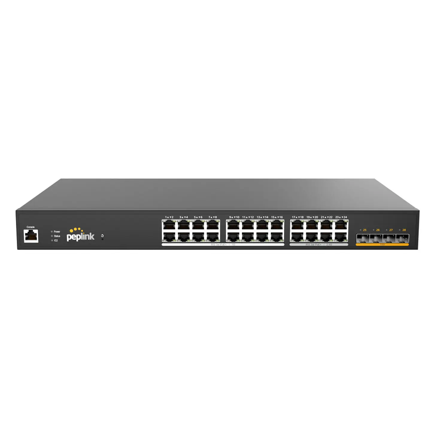 PLS-24-H2G-410W // Módulo Peplink Expansion 24 Puertos Gigabit PoE+ 1