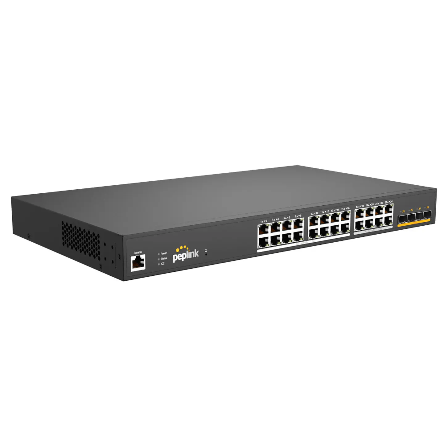 PLS-24-H2G-410W // Módulo Peplink Expansion 24 Puertos Gigabit PoE+ 3