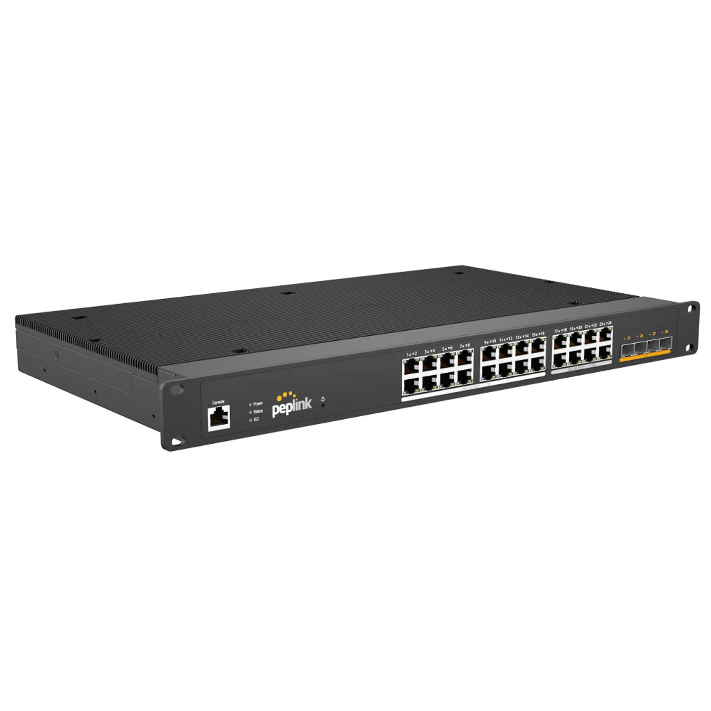 PLS-R-24-H2G-250W // Módulo Peplink Expansion 24 Puertos Gigabit PoE+  3