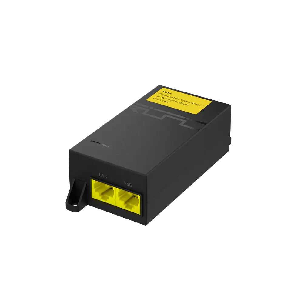 Inyector PoE+ Ruijie Reyee RG-POE-AT30 de 30W para Puntos de Acceso y Cámaras 3