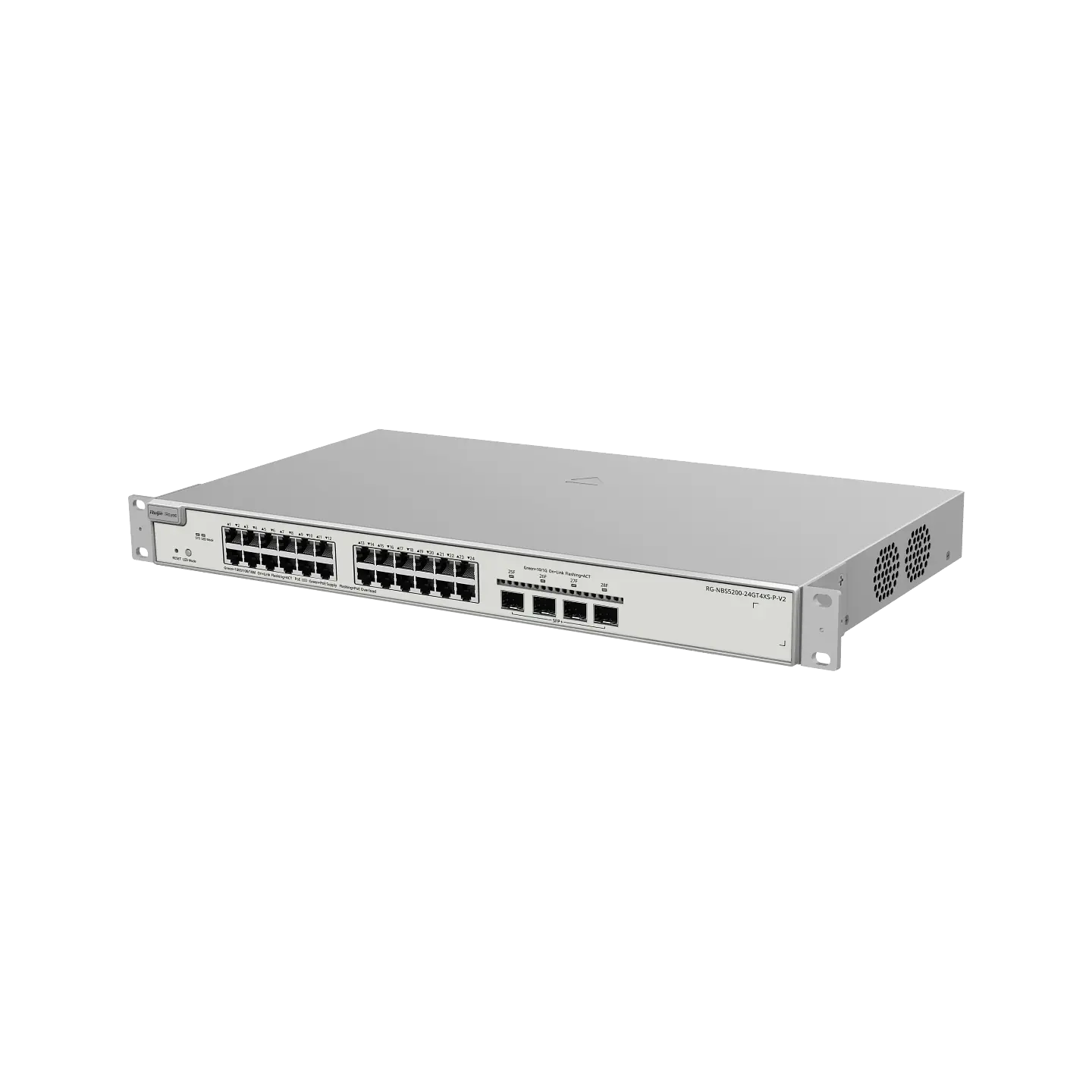 Switch Capa 3 Ruijie RG-NBS5200-24GT4XS-P-V2 24 Puertos Gigabit PoE+ 10G SFP+ 3