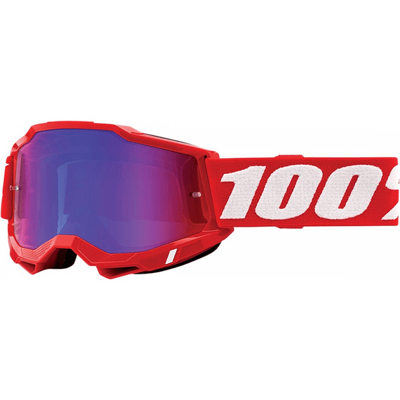 Óculos 100% Accuri 2 Vermelho - Lente Azul/Verm