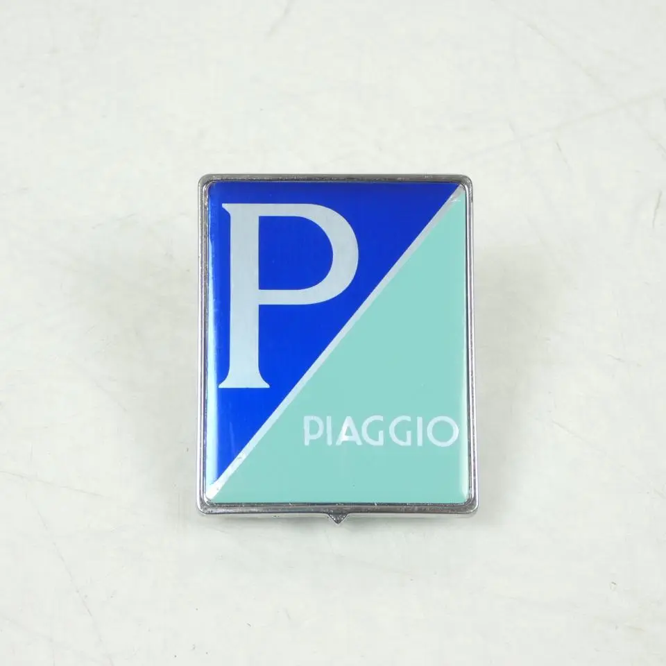 Emblema Originale Vespa 50 L - Scritta 3 Pin, Dimensioni 135x35 Mm