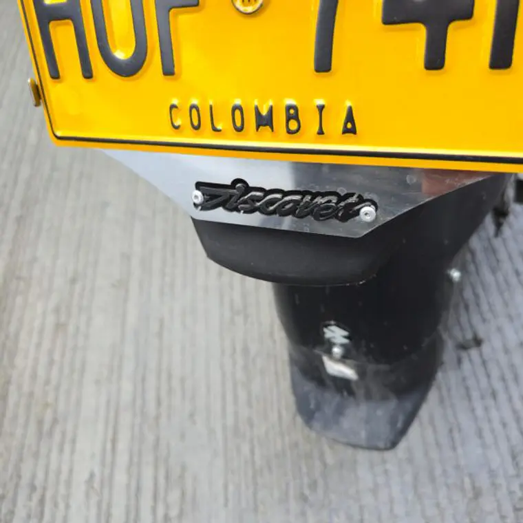 Porta placa 3d 2