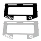 PORTA PLACA NS - Miniatura 1