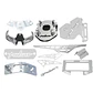 KIT DE ACCESORIOS DE LUJO PARA MOTO NS 150 NS 160 - Miniatura 1