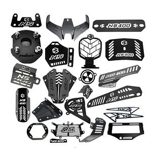 KIT DE ACCESORIOS DE LUJO PARA MOTO NS 400