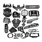 KIT DE ACCESORIOS DE LUJO PARA MOTO NS 400 - Miniatura 2