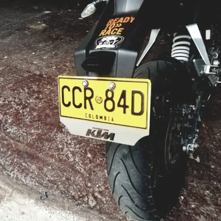 PORTA PLACA KTM 2