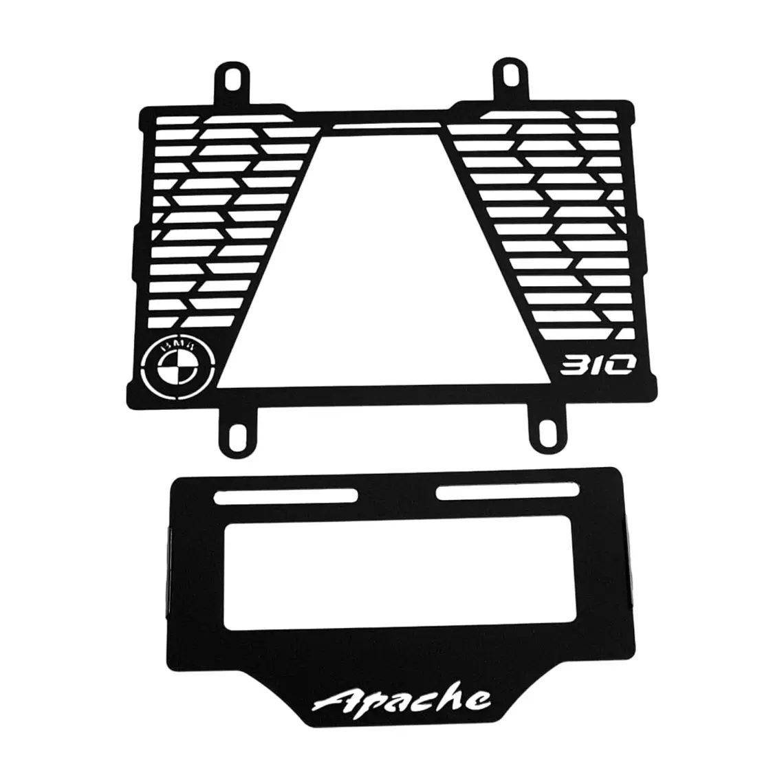 RADIADOR + PORTA PLACA APACHE 310RR 1
