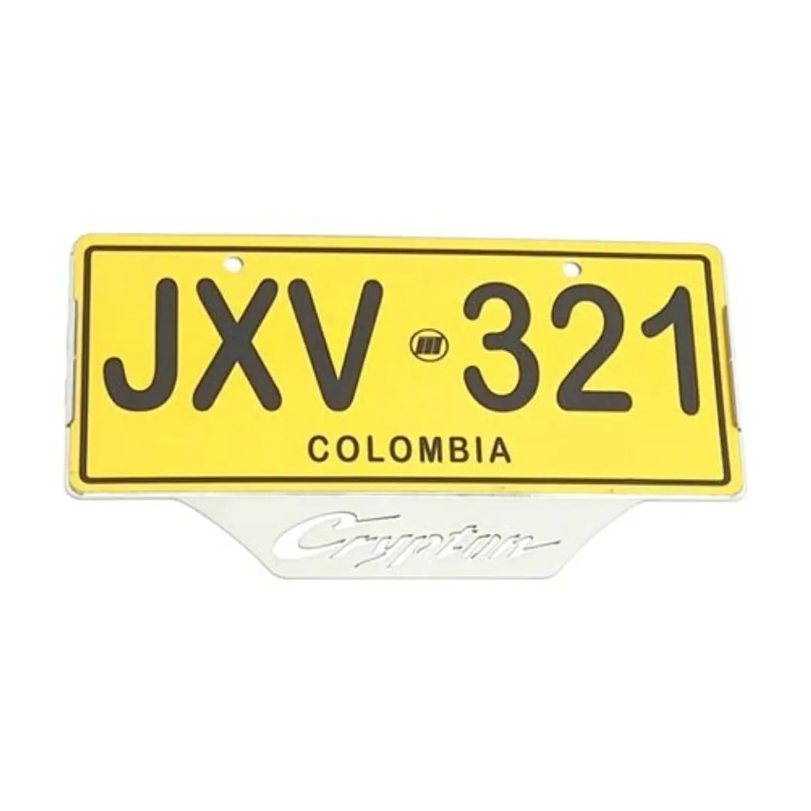 PORTA PLACA CRYPTON 2