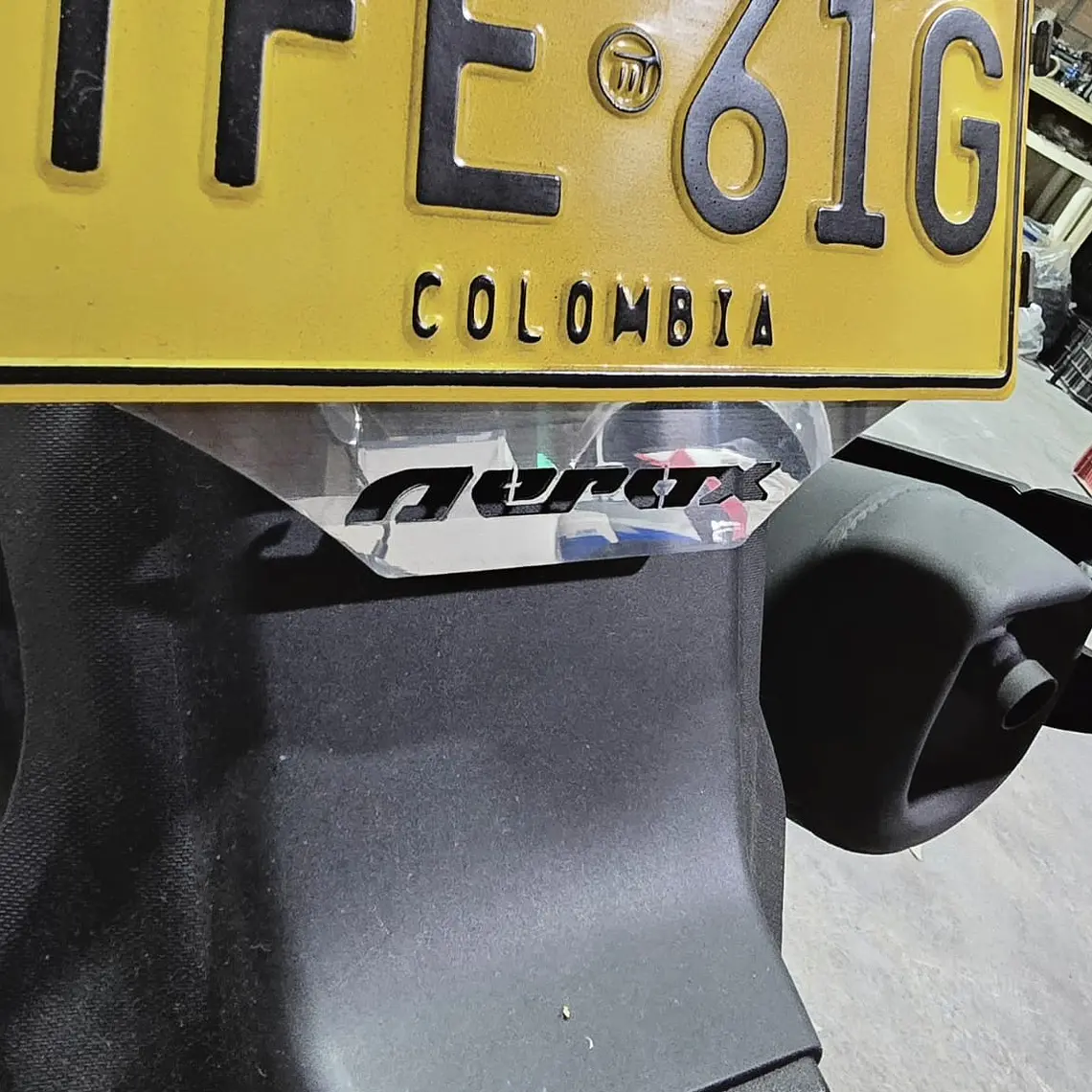 PORTA PLACA AEROX 2