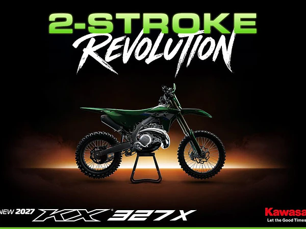 Kawasaki sorprende con las nuevas KX327 y KX327X 2027.