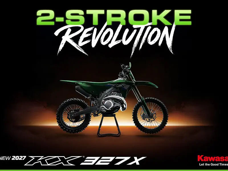 Kawasaki sorprende con las nuevas KX327 y KX327X 2027.