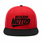 Gorra Snapback Premium MOTO9 | Rojo & Negro | Bordado 3D - Miniatura 2