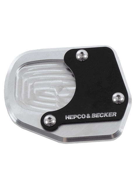 HEPCO & BECKER EXTENSOR PATA DE APOYO PLATEADA/NEGRA PARA HONDA NC 750 X / DCT (2021-)