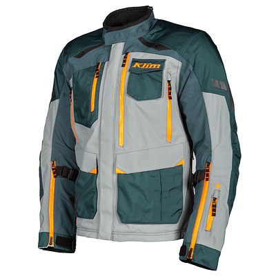 KLIM CHAQUETA CARLSBAD PETROL - STRIKE ORANGE