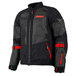 KLIM CHAQUETA BAJA S4 BLACK - FIERY RED