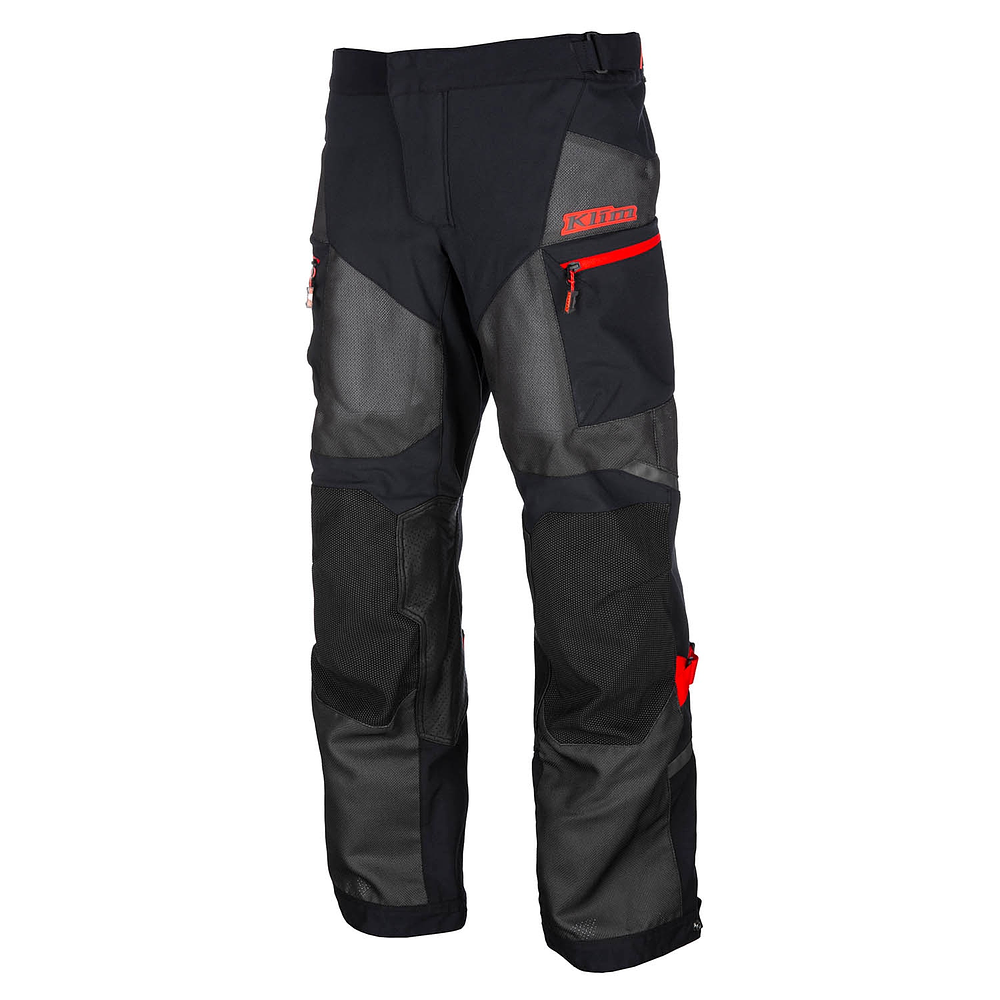 KLIM PANTALON BAJA S4 BLACK- FIERY RED