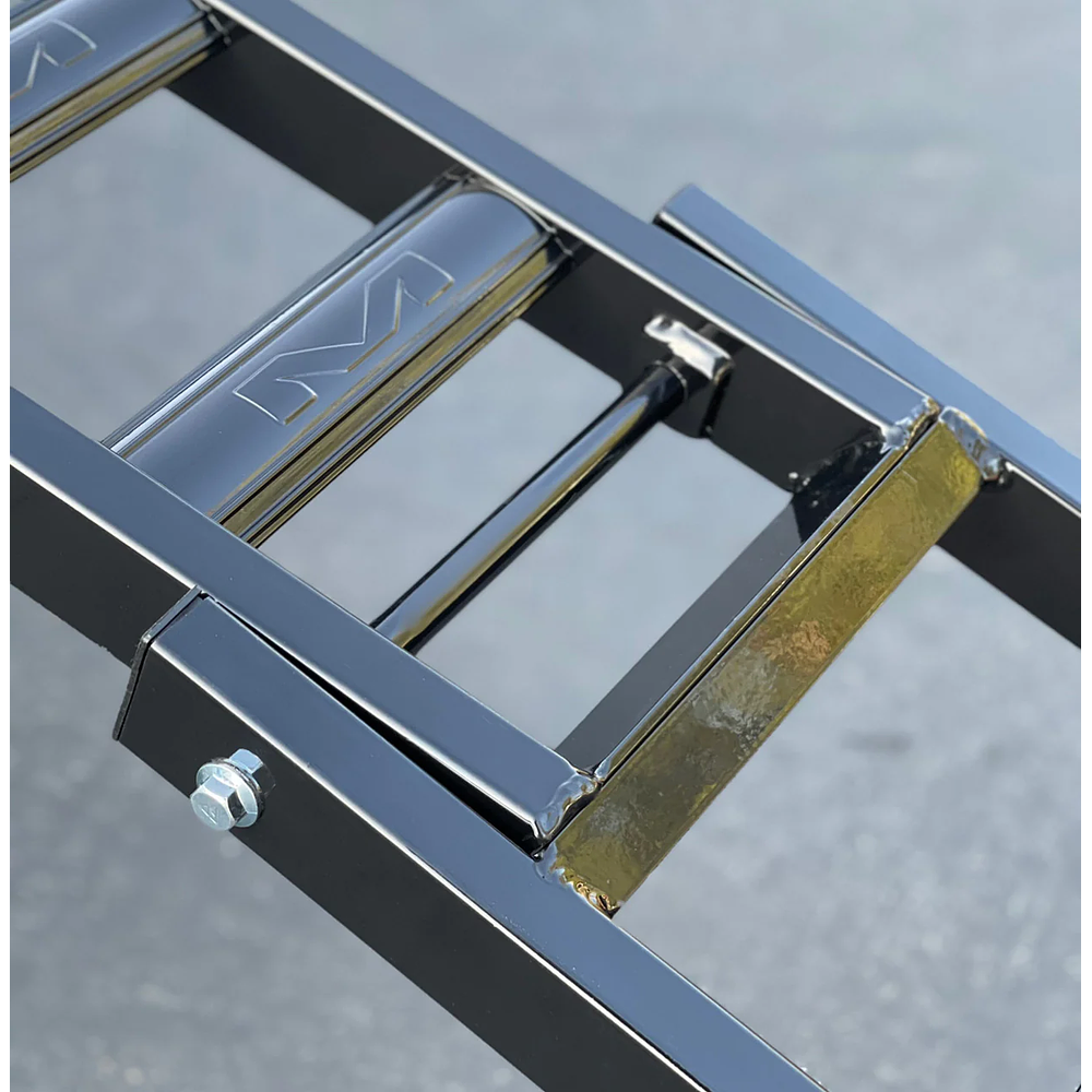 RAMPA DE CARGA PLEGABLE PARA MOTO | MATRIX A7 BLANCO NEGRO