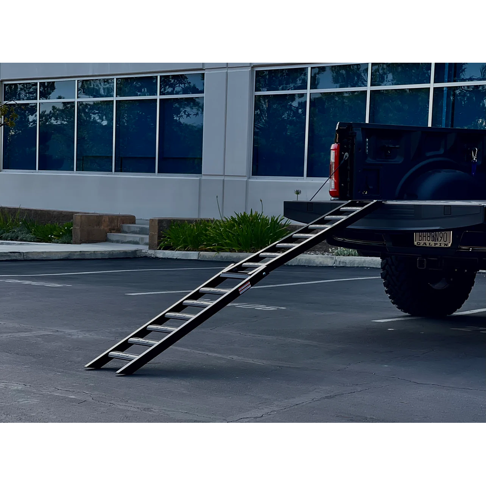 RAMPA DE CARGA PLEGABLE PARA MOTO | MATRIX A7 BLANCO NEGRO