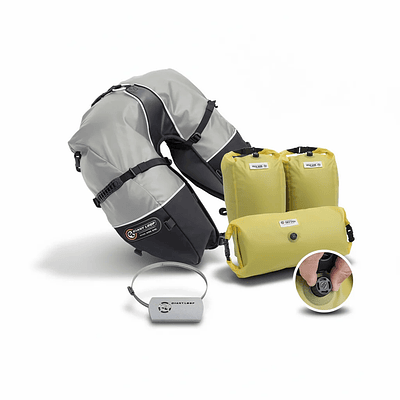 SISTEMA DE EQUIPAJE PARA MOTO GIANT LOOP COYOTE SADDLEBAG GRIS