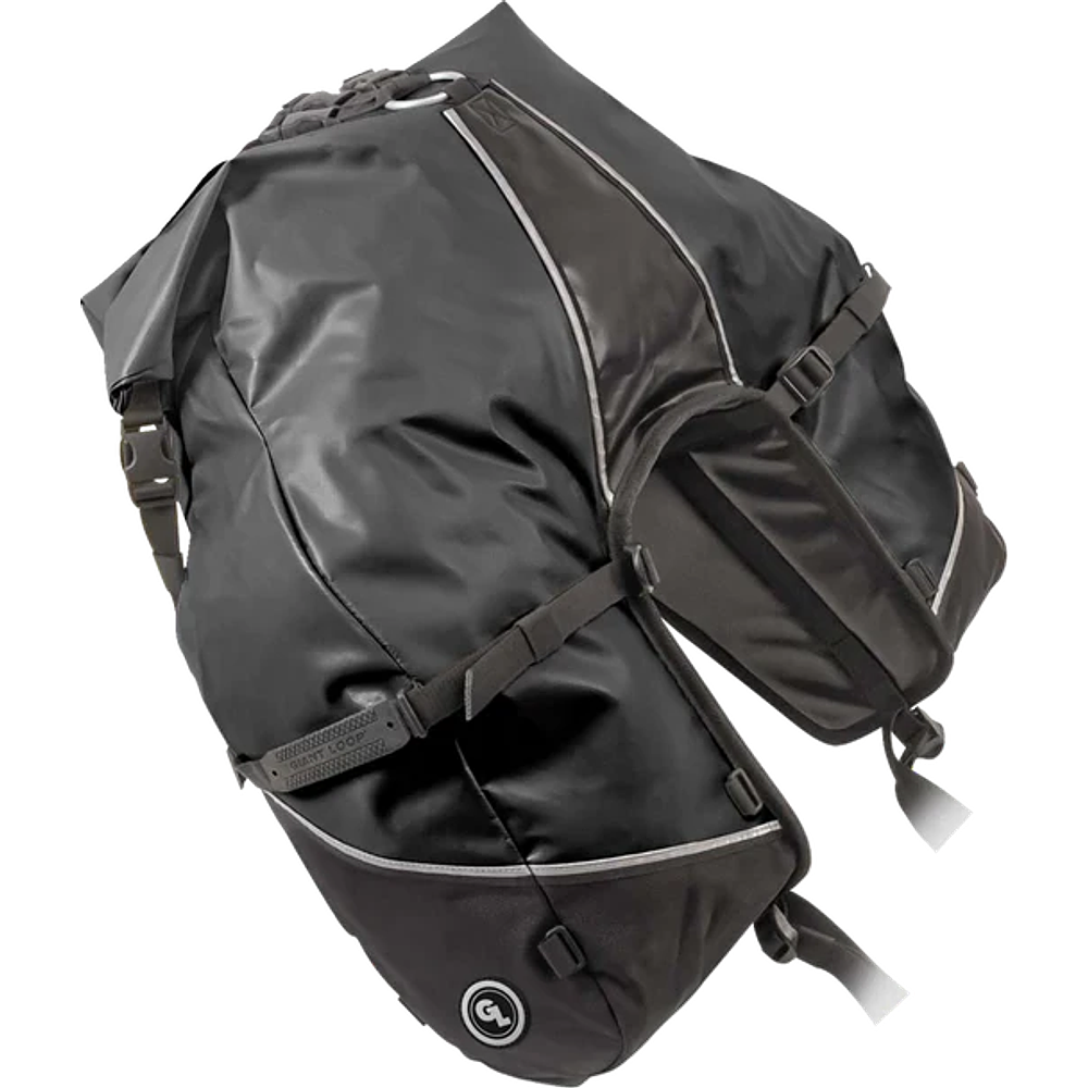 SISTEMA DE EQUIPAJE PARA MOTO GIANT LOOP GREAT BASIN SADDLEBAG NEGRO