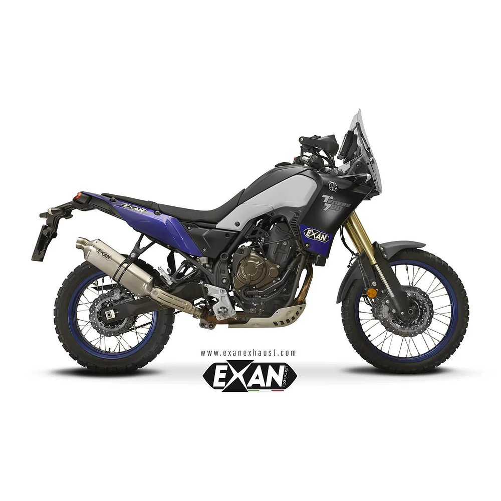 ESCAPE EXAN X-RALLY - TITANIUM - YAMAHA TENERE 700 (2021-24)