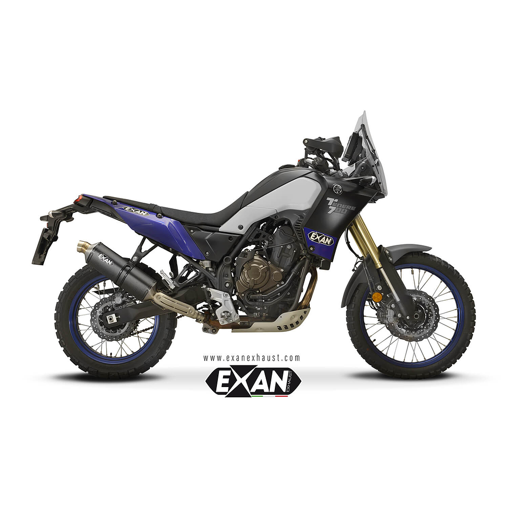 ESCAPE EXAN X-RALLY - BLACK STAINLESS STEEL - YAMAHA TENERE 700 (2021-24)