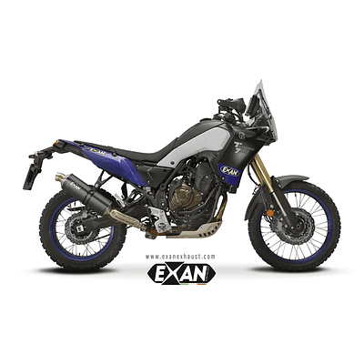 ESCAPE EXAN X-RALLY - BLACK STAINLESS STEEL - YAMAHA TENERE 700 (2021-24)