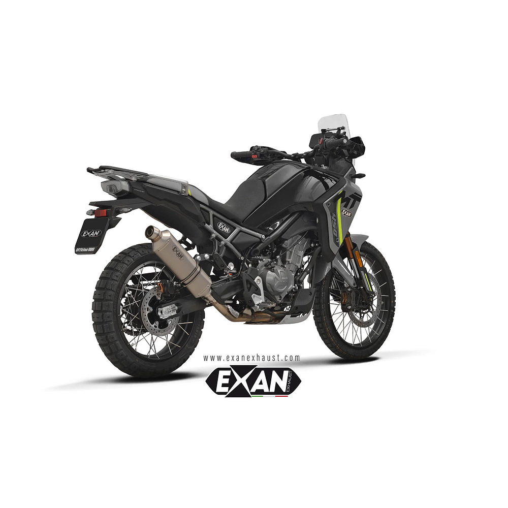 ESCAPE EXAN X-RALLY - TITANIUM - CF MOTO 450MT (2024)