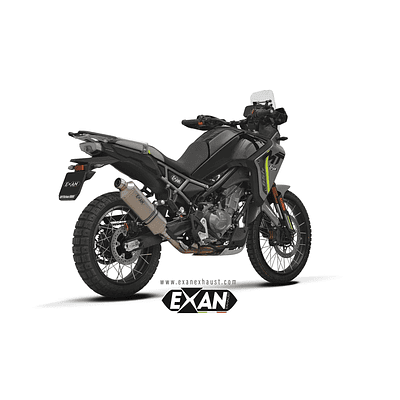 ESCAPE EXAN X-RALLY - TITANIUM - CF MOTO 450MT (2024)