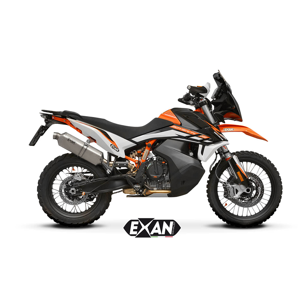 ESCAPE EXAN X-RALLY - STAINLESS STEEL - KTM 790 ADV (2023-24)