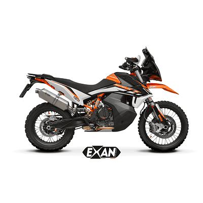 ESCAPE EXAN X-RALLY - STAINLESS STEEL - KTM 790 ADV (2023-24)
