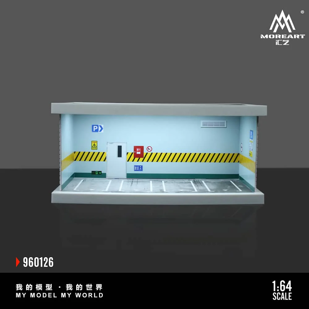 Underground parking  garage B lighting  version assembly scene 1