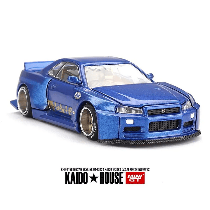 KAIDO-HOUSE Nissan Skyline GT-R R34 Azul 1