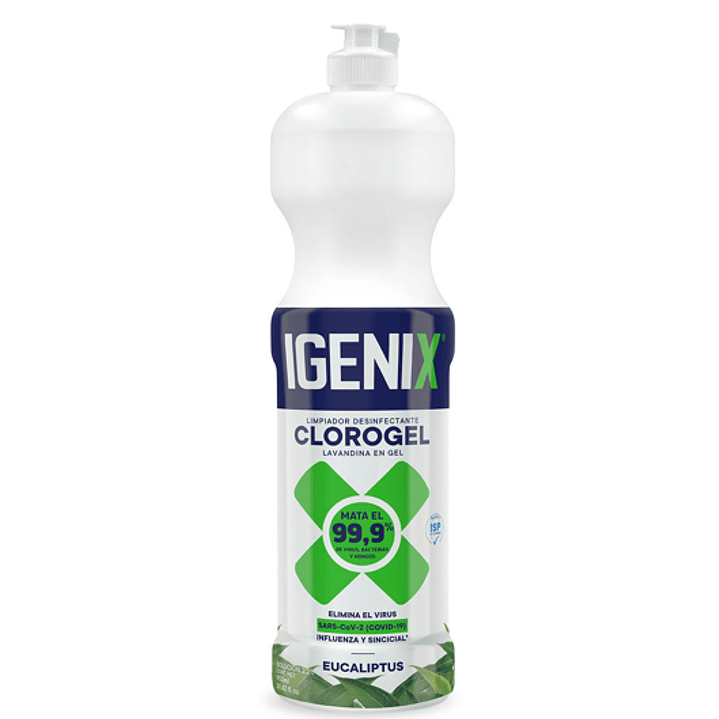  IGENIX CLOROGEL 900 ML EUCALIPTUS - Lavandina en Gel 1