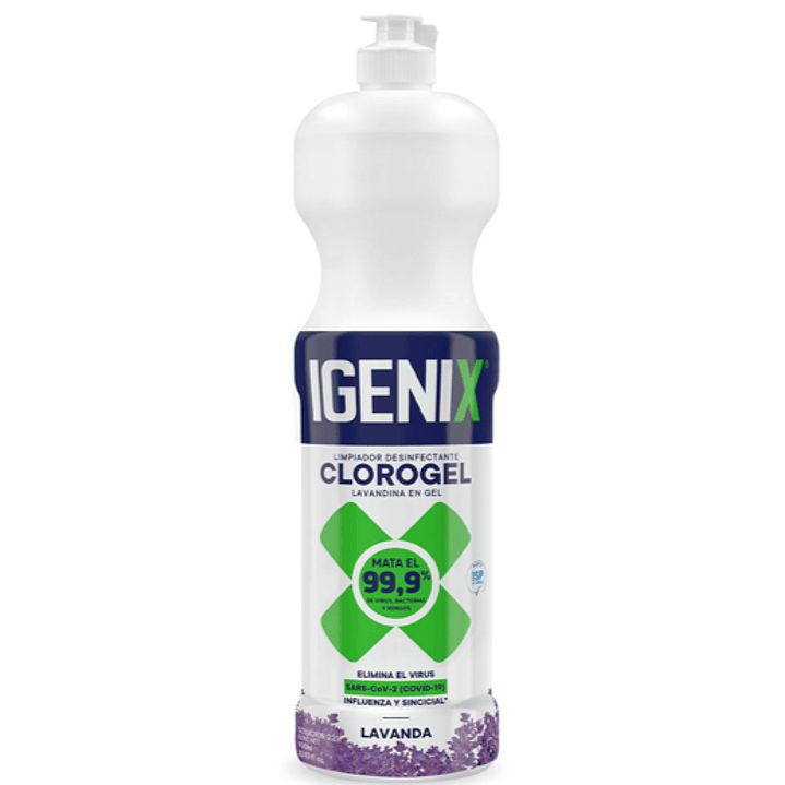 IGENIX CLOROGEL900 ML LAVANDA - Lavandina en Gel  1