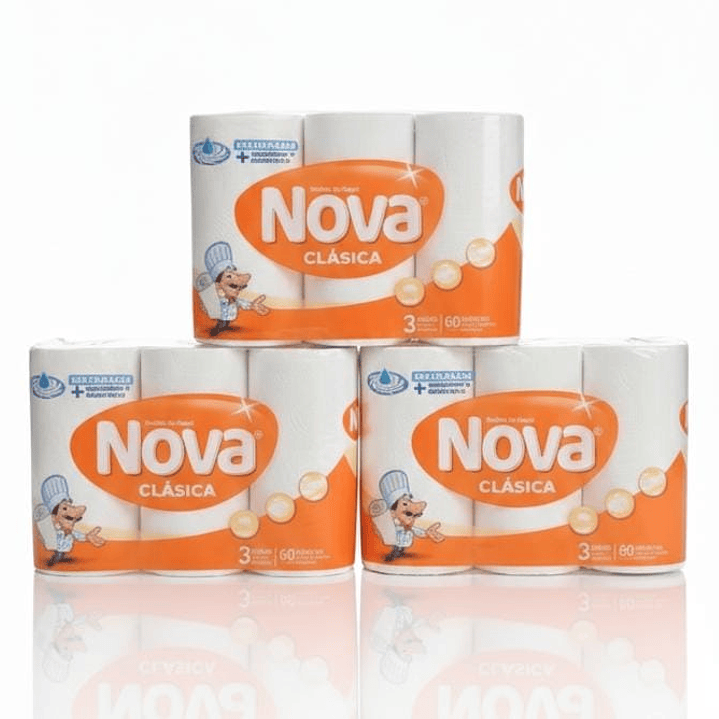 Toalla Nova Clásica 12 mt 3 unid 2