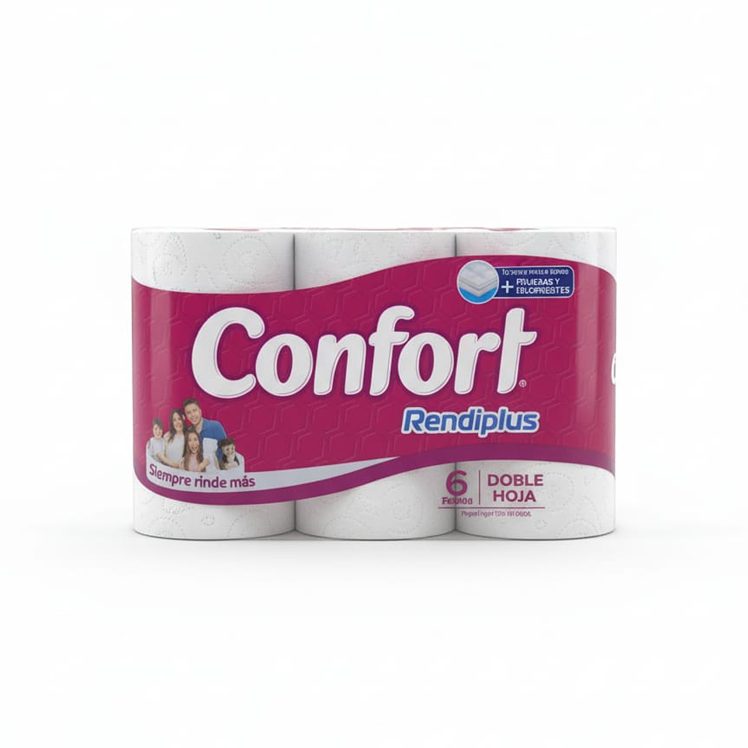 Papel Higiénico Confort Rendiplus 6x20 m 1