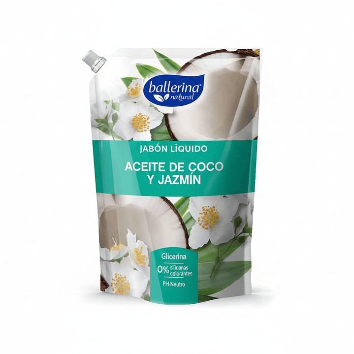 Jabón Líquido Ballerina Coco y Jazmín 750 ml 1