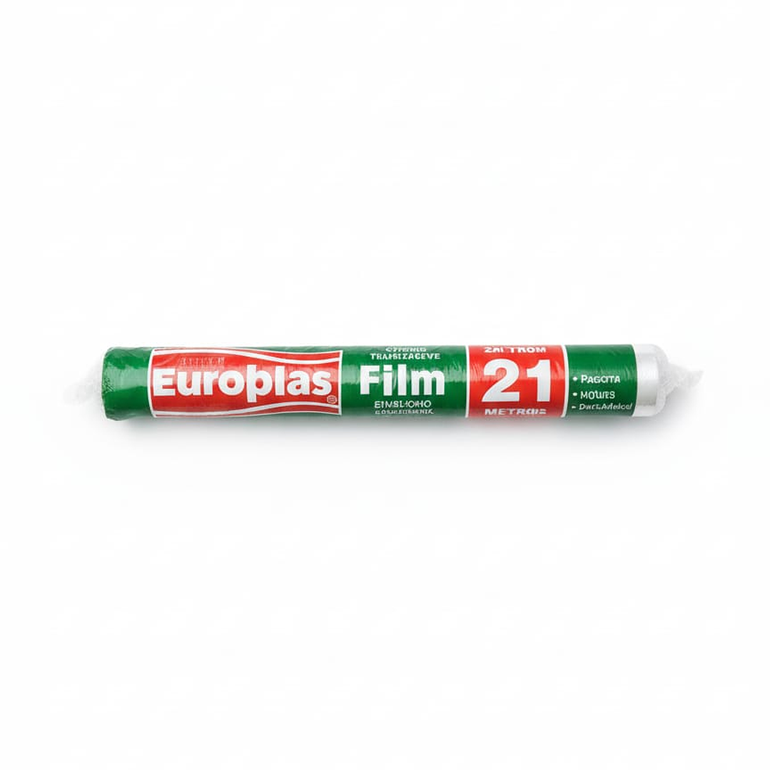 Europlas Film Adherente Premium - 21 Metros (Rollo Individual) para Alimentos 1