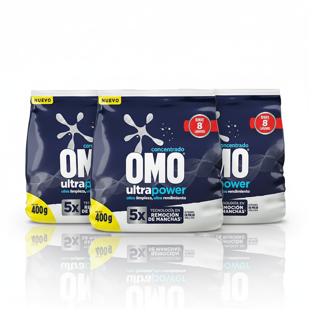 OMO Ultra Power Concentrado (Detergente en polvo) 2