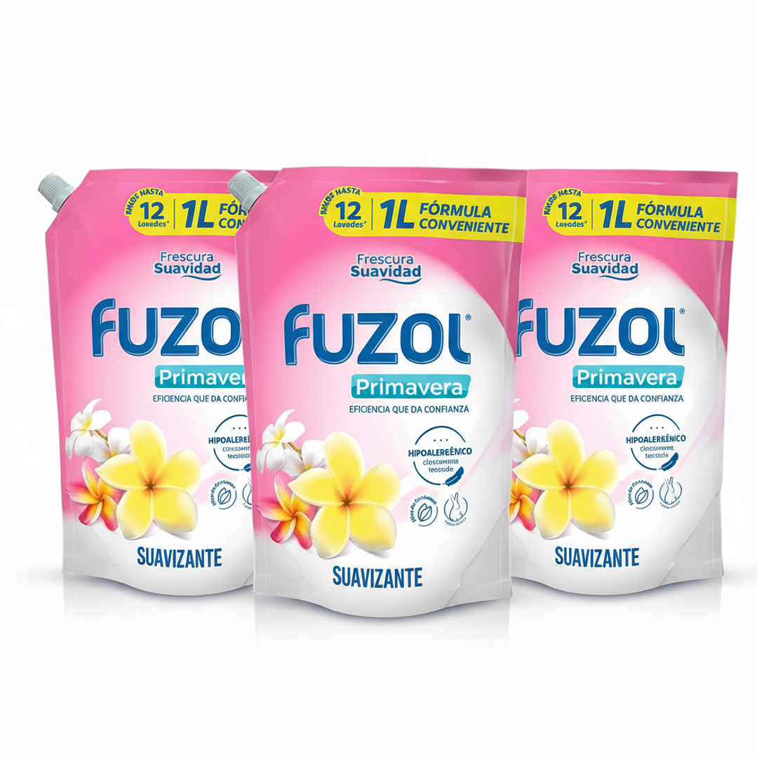 Suavizante Fuzol Primavera Hipoalergénico (Doypack 1 Litro) 2
