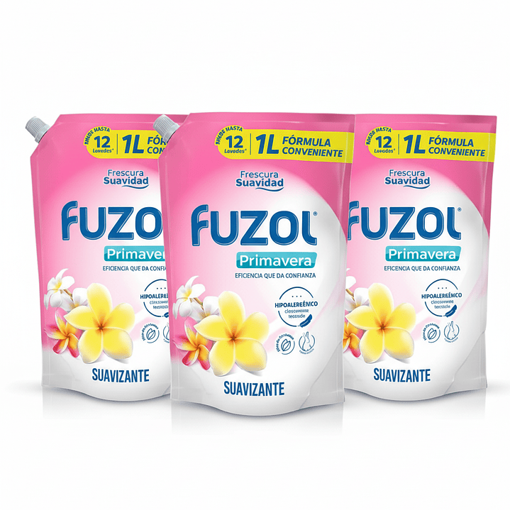 Suavizante Fuzol Primavera Hipoalergénico (Doypack 1 Litro) 2